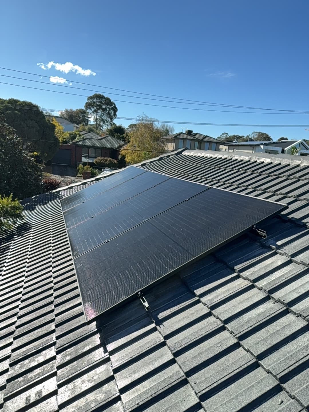 Ampix Electrical installed solar panels on a South East Melbourne home